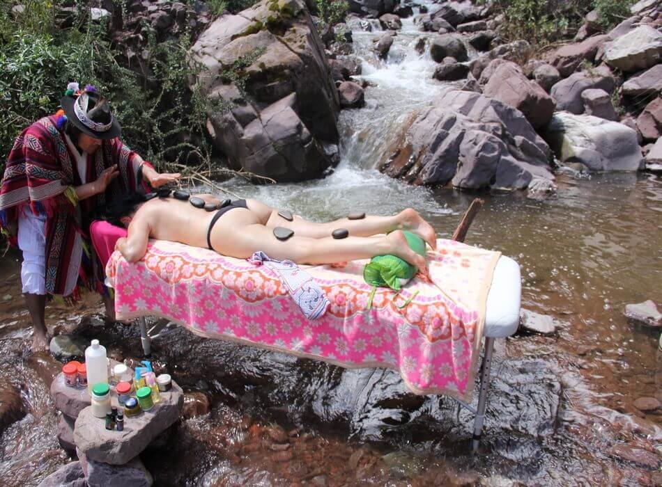 massage hot stoneAyahuasca Cusco