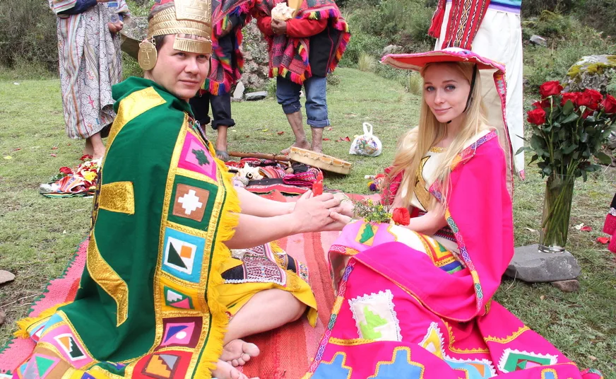 Mystic marriage ceremony in Cusco with 2 days of sacred rituals