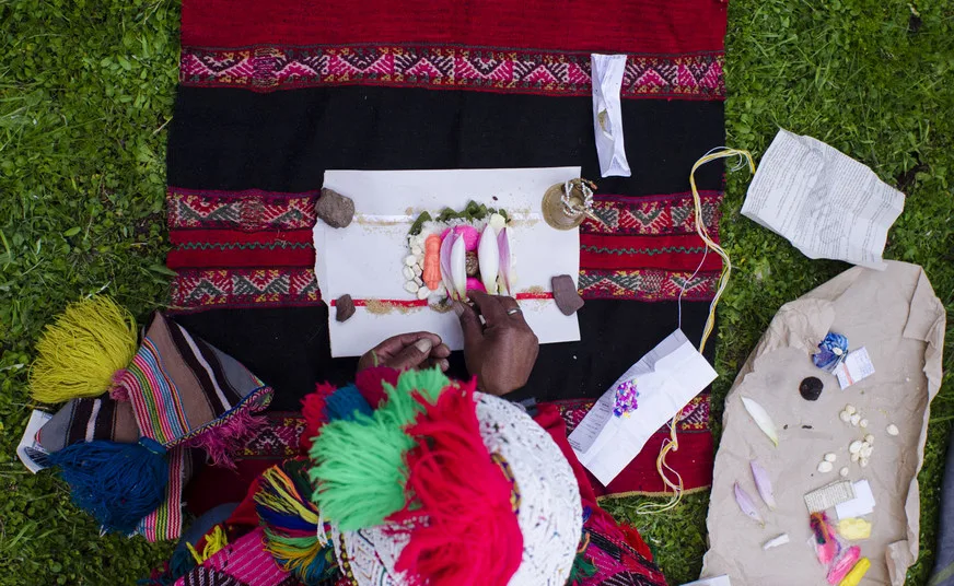 Forest retreat during wachuma ceremony